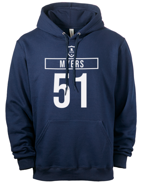 Away Jersey Philippe Myers Eco Premium Unisex Hooded Sweatshirt | Swagsta