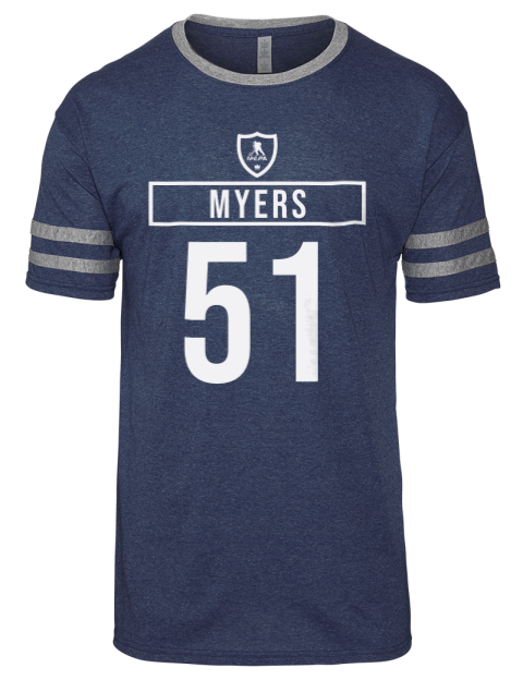 Away Jersey Philippe Myers Men's Tri-Blend T-Shirt | Swagsta