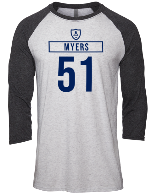 Home Jersey Philippe Myers Unisex Premium Three-Quarter Raglan T-Shirt | Swagsta