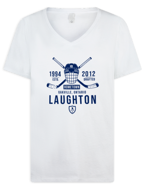 Classic Heritage Scott Laughton Premium Ladies V-Neck T-Shirt | Swagsta