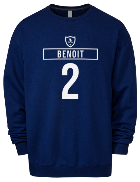 Away Jersey Simon Benoit Premium Unisex Crewneck Sweatshirt | Swagsta