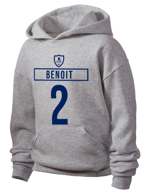 Home Jersey Simon Benoit Youth Hooded Sweatshirt | Swagsta