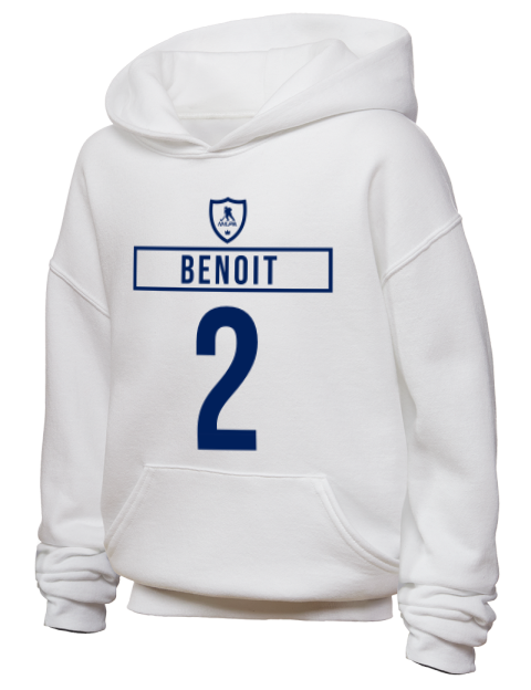 Home Jersey Simon Benoit Youth Hooded Sweatshirt | Swagsta