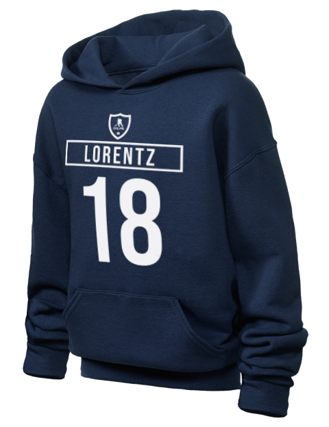Away Jersey Steven Lorentz Youth Hooded Sweatshirt | Swagsta