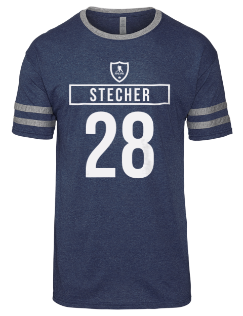 Away Jersey Troy Stecher Men's Tri-Blend T-Shirt | Swagsta