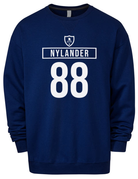 Away Jersey William Nylander Premium Unisex Crewneck Sweatshirt | Swagsta