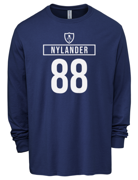Away Jersey William Nylander Men's Premium Blend Long Sleeve-T-Shirt | Swagsta