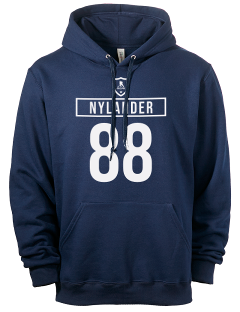 Away Jersey William Nylander Eco Premium Unisex Hooded Sweatshirt | Swagsta