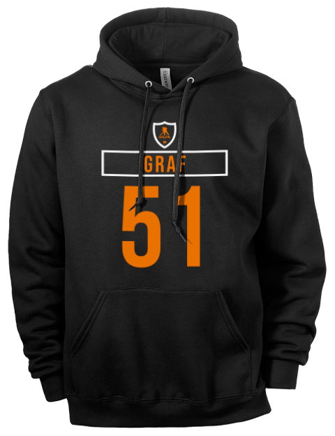 Away Jersey Collin Graf Eco Premium Unisex Hooded Sweatshirt | Swagsta