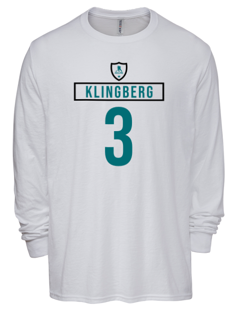 Home Jersey John Klingberg Men's Premium Blend Long Sleeve-T-Shirt | Swagsta