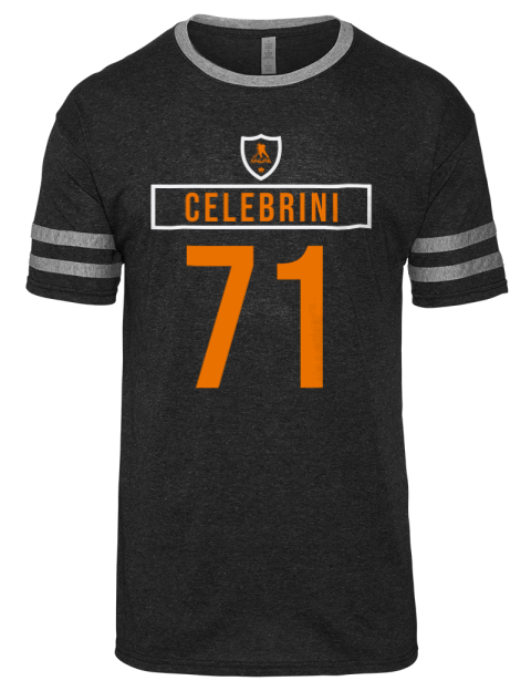 Away Jersey Macklin Celebrini Men's Tri-Blend T-Shirt | Swagsta