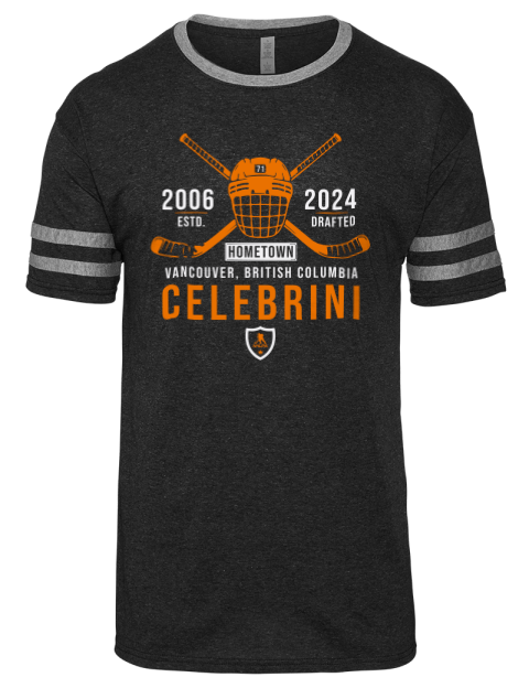 Heritage Macklin Celebrini Men's Tri-Blend T-Shirt | Swagsta