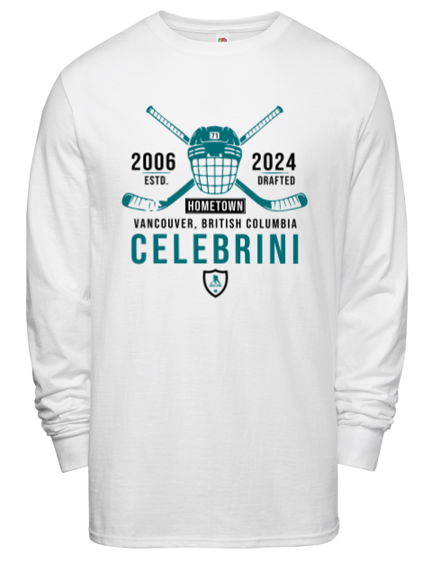 Classic Heritage Macklin Celebrini Men's Long-Sleeve T-Shirt | Swagsta