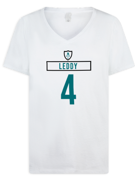 Home Jersey Nick Leddy Premium Ladies V-Neck T-Shirt | Swagsta