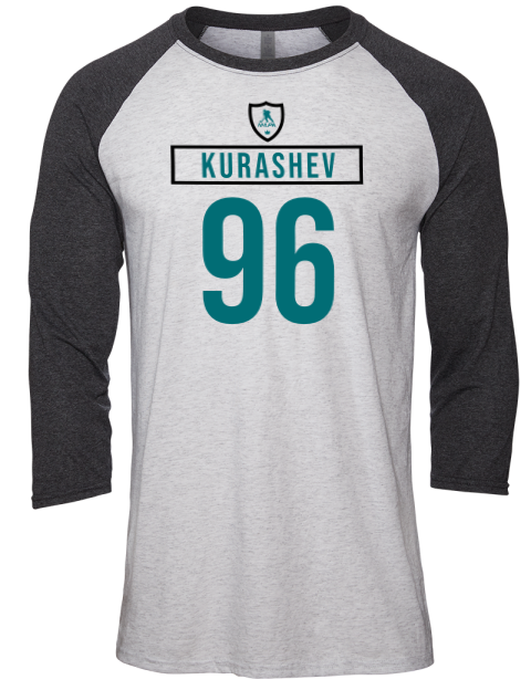 Home Jersey Phillipp Kurashev Unisex Premium Three-Quarter Raglan T-Shirt | Swagsta