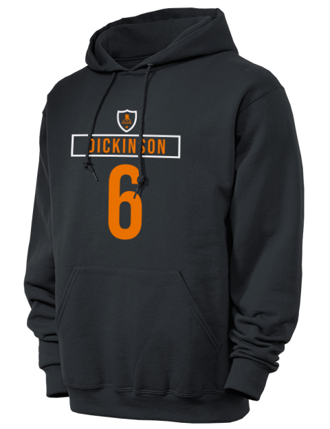 Away Jersey Sam Dickinson Unisex Hooded Sweatshirt | Swagsta