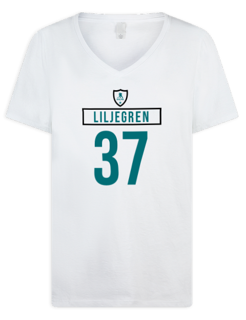 Home Jersey Timothy Liljegren Premium Ladies V-Neck T-Shirt | Swagsta