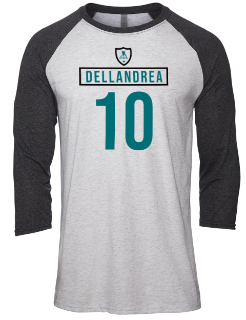 Home Jersey Ty Dellandrea Unisex Premium Three-Quarter Raglan T-Shirt | Swagsta