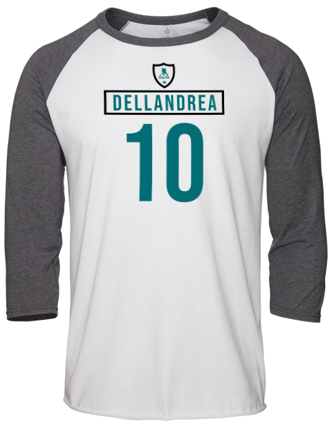 Home Jersey Ty Dellandrea Unisex Premium Three-Quarter Raglan T-Shirt | Swagsta