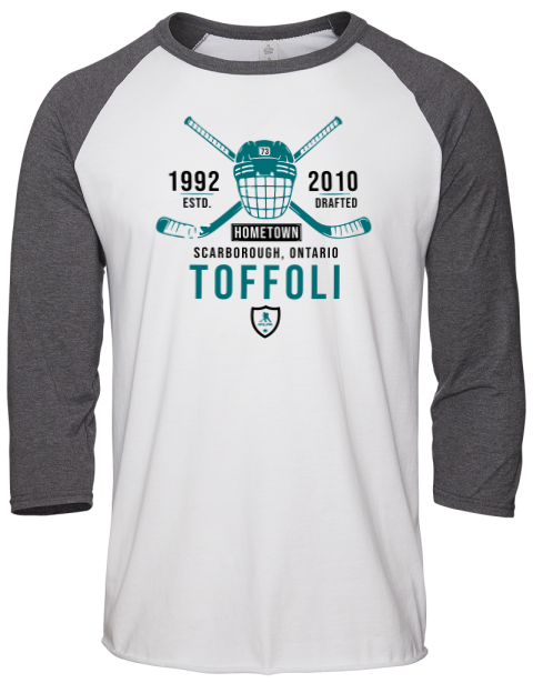 Classic Heritage Tyler Toffoli Unisex Premium Three-Quarter Raglan T-Shirt | Swagsta