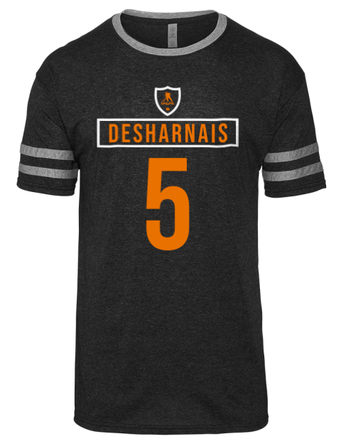 Away Jersey Vincent Desharnais Men's Tri-Blend T-Shirt | Swagsta