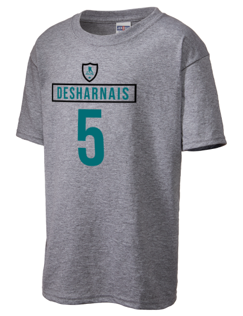 Home Jersey Vincent Desharnais Youth T-Shirt | Swagsta