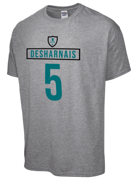 Home Jersey Vincent Desharnais Dri-Power Unisex T-Shirt | Swagsta