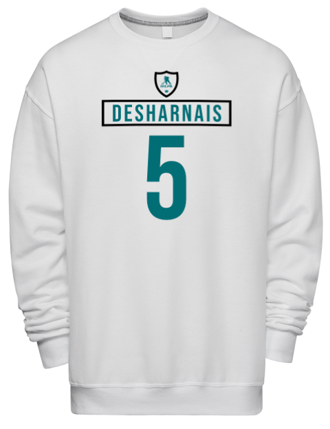 Home Jersey Vincent Desharnais Premium Unisex Crewneck Sweatshirt | Swagsta