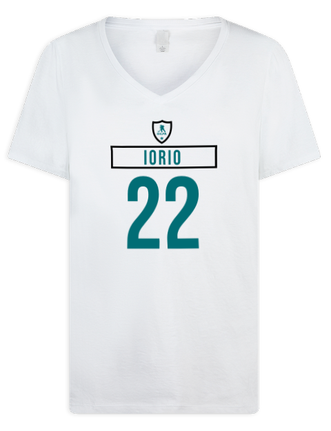 Home Jersey Vincent Iorio Premium Ladies V-Neck T-Shirt | Swagsta