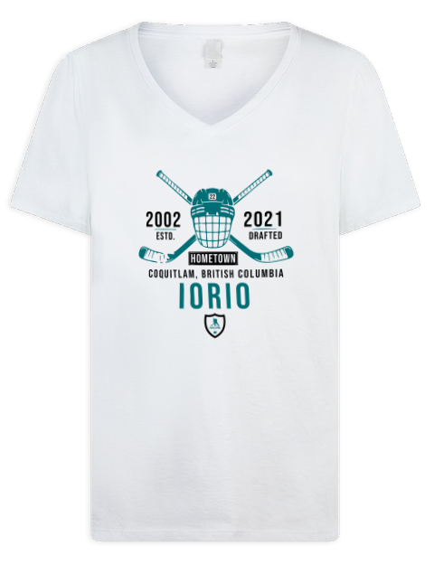 Classic Heritage Vincent Iorio Premium Ladies V-Neck T-Shirt | Swagsta