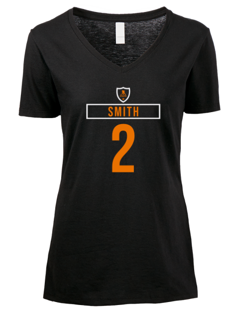 Away Jersey Will Smith Premium Ladies V-Neck T-Shirt | Swagsta