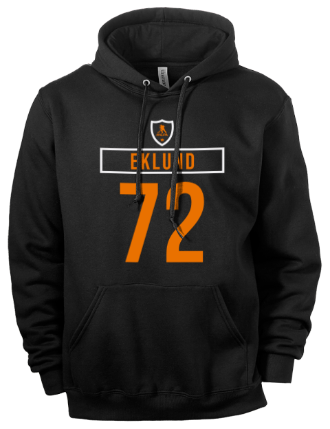 Away Jersey William Eklund Eco Premium Unisex Hooded Sweatshirt | Swagsta