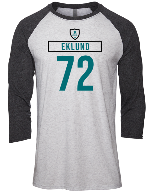 Home Jersey William Eklund Unisex Premium Three-Quarter Raglan T-Shirt | Swagsta