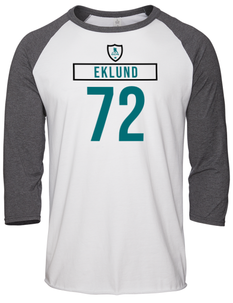 Home Jersey William Eklund Unisex Premium Three-Quarter Raglan T-Shirt | Swagsta
