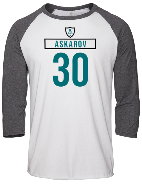 Home Jersey Yaroslav Askarov Unisex Premium Three-Quarter Raglan T-Shirt | Swagsta