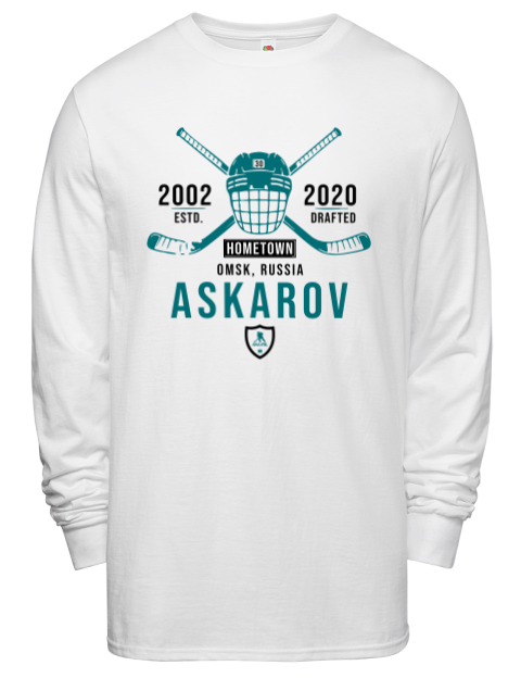 Classic Heritage Yaroslav Askarov Men's Long-Sleeve T-Shirt | Swagsta