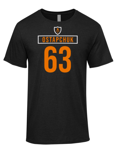 Away Jersey Zach Ostapchuk Premium Ring-Spun Cotton Unisex T-Shirt | Swagsta