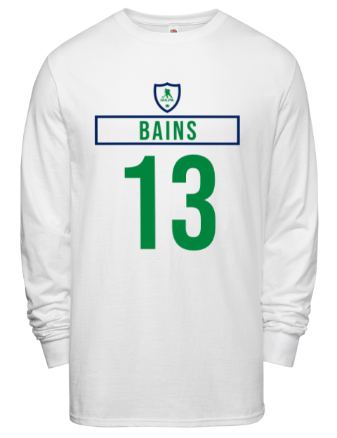 Home Jersey Arshdeep Bains Men's Long-Sleeve T-Shirt | Swagsta
