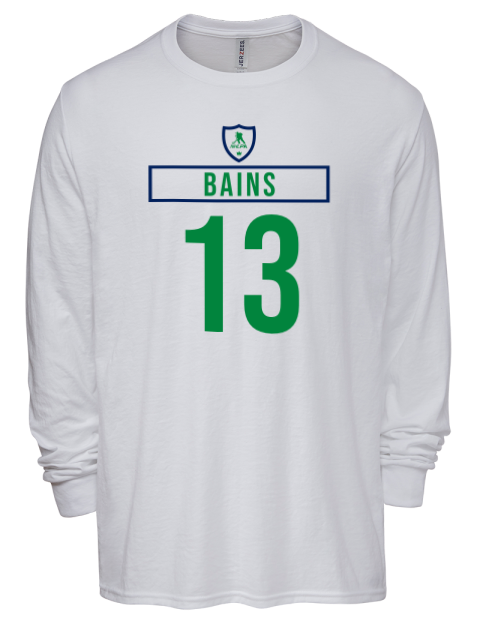 Home Jersey Arshdeep Bains Men's Premium Blend Long Sleeve-T-Shirt | Swagsta