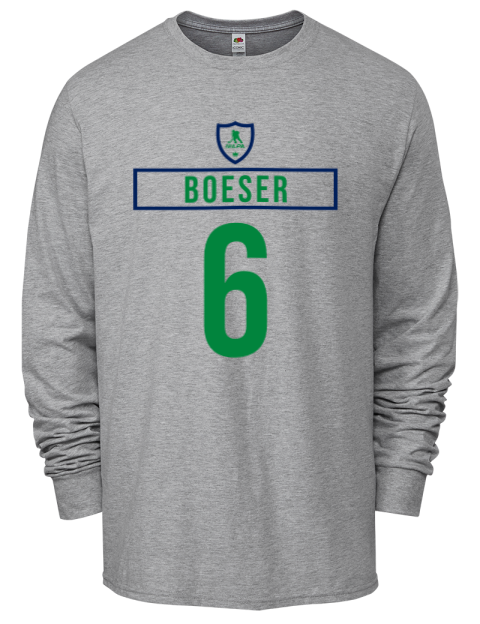 Home Jersey Brock Boeser Men's Long-Sleeve T-Shirt | Swagsta
