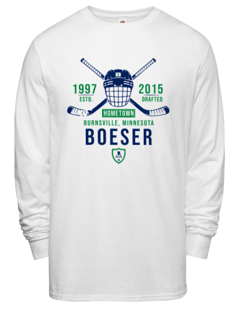 Classic Heritage Brock Boeser Men's Long-Sleeve T-Shirt | Swagsta