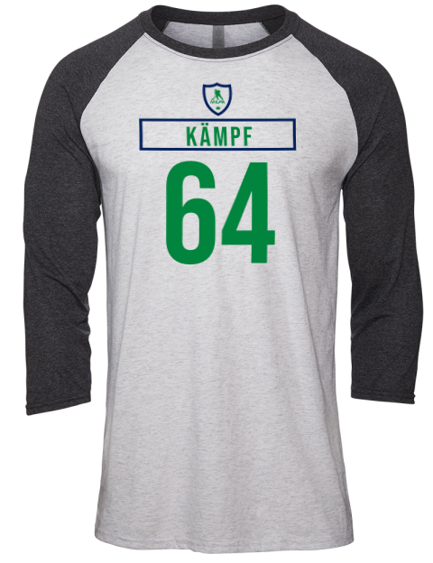 Home Jersey David Kampf Unisex Premium Three-Quarter Raglan T-Shirt | Swagsta