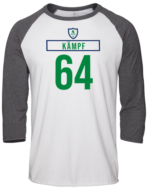 Home Jersey David Kampf Unisex Premium Three-Quarter Raglan T-Shirt | Swagsta