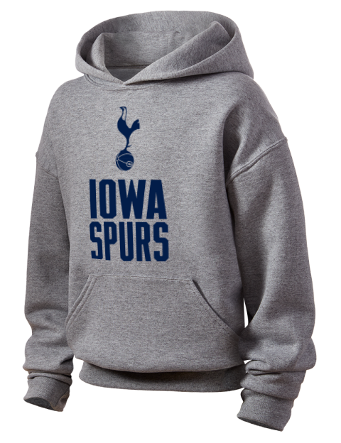 Stacked Iowa Spurs Youth Hooded Sweatshirt | Swagsta