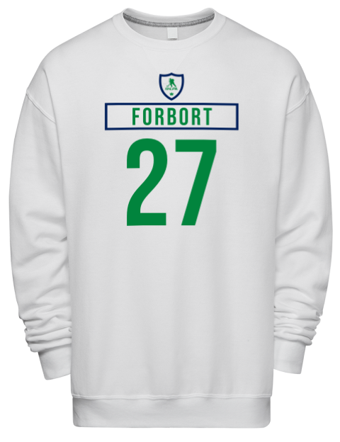 Home Jersey Derek Forbort Premium Unisex Crewneck Sweatshirt | Swagsta
