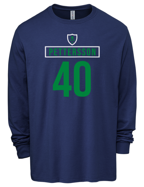 Away Jersey Elias Pettersson Men's Premium Blend Long Sleeve-T-Shirt | Swagsta