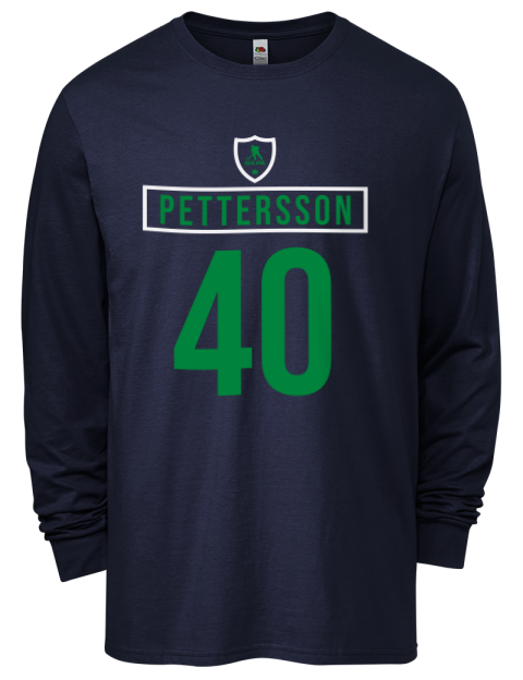 Away Jersey Elias Pettersson Men's Long-Sleeve T-Shirt | Swagsta
