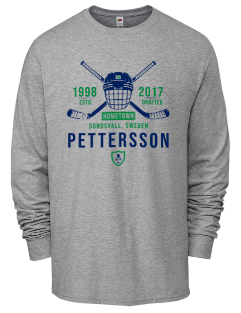 Classic Heritage Elias Pettersson Men's Long-Sleeve T-Shirt | Swagsta