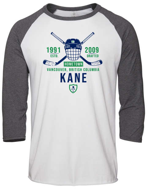 Classic Heritage Evander Kane Unisex Premium Three-Quarter Raglan T-Shirt | Swagsta