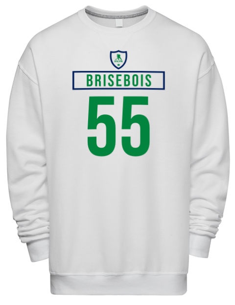 Home Jersey Guillaume Brisebois Premium Unisex Crewneck Sweatshirt | Swagsta